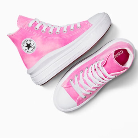 Converse Shoes - CONVERSE ALL STAR CHUCK TAYLOR MOVE PLATFORM SNEAKERS FUCHSIA CHAOS 5.5 7.5